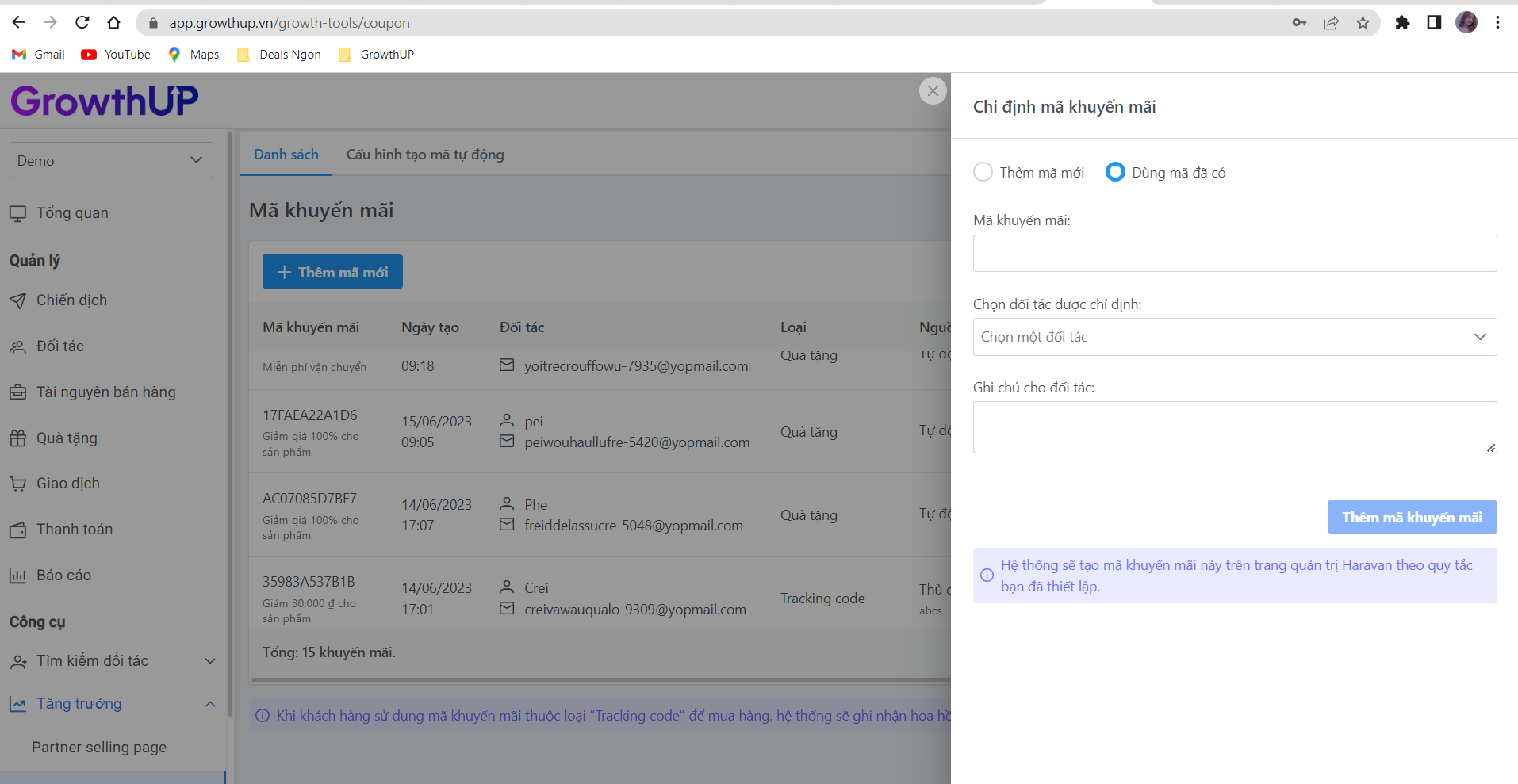 Cấp mã giảm giá tự động cho cộng tác viên 2 038282c8e310baf90838bde0b8364a61 GrowthUP.vn