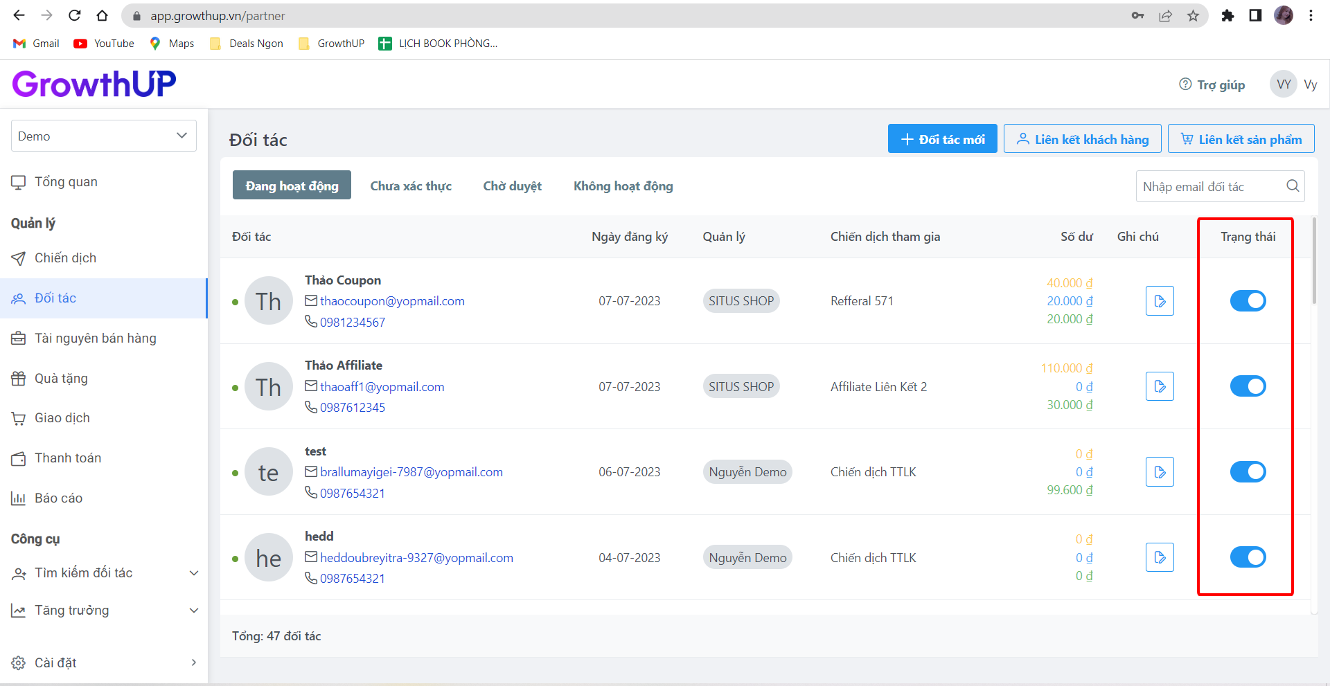 Quản lý tổng quan đối tác 1 054a2f68f84b42e5d632c10404865b44 GrowthUP.vn