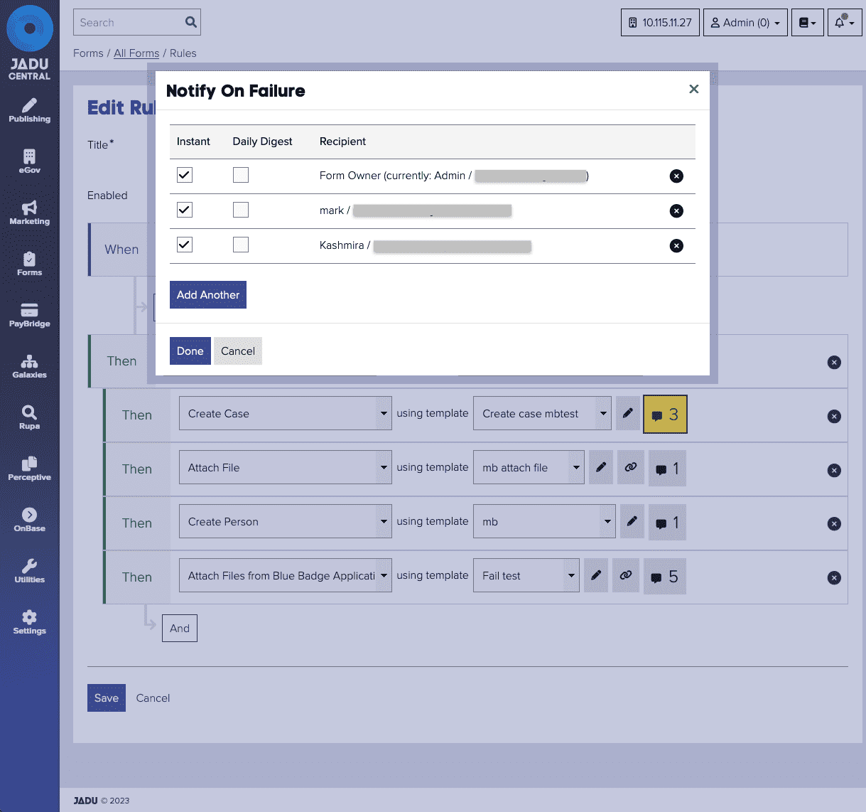 Load balanced environment · Jadu CMS Developer Guide