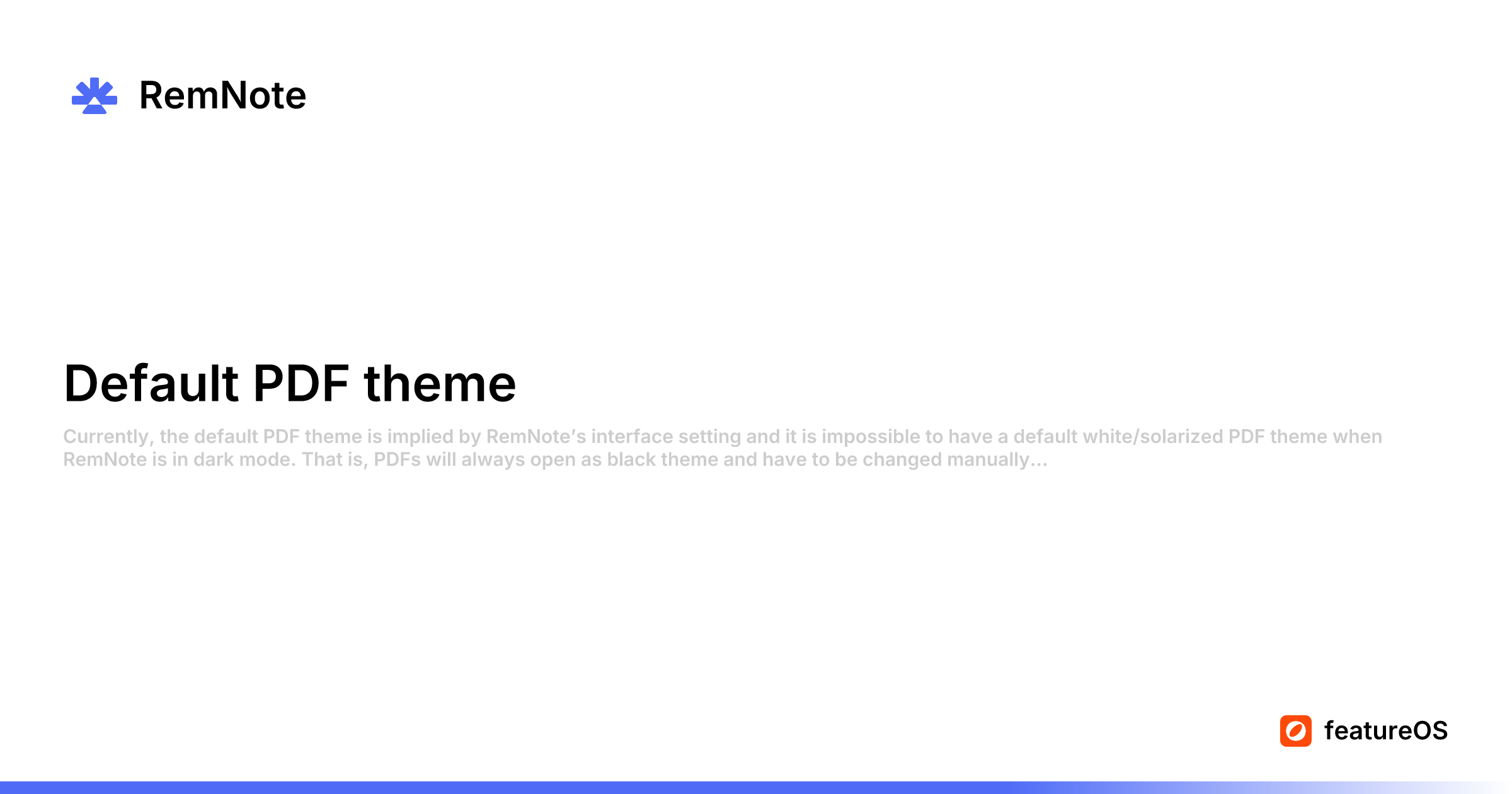Default pdf theme remnote