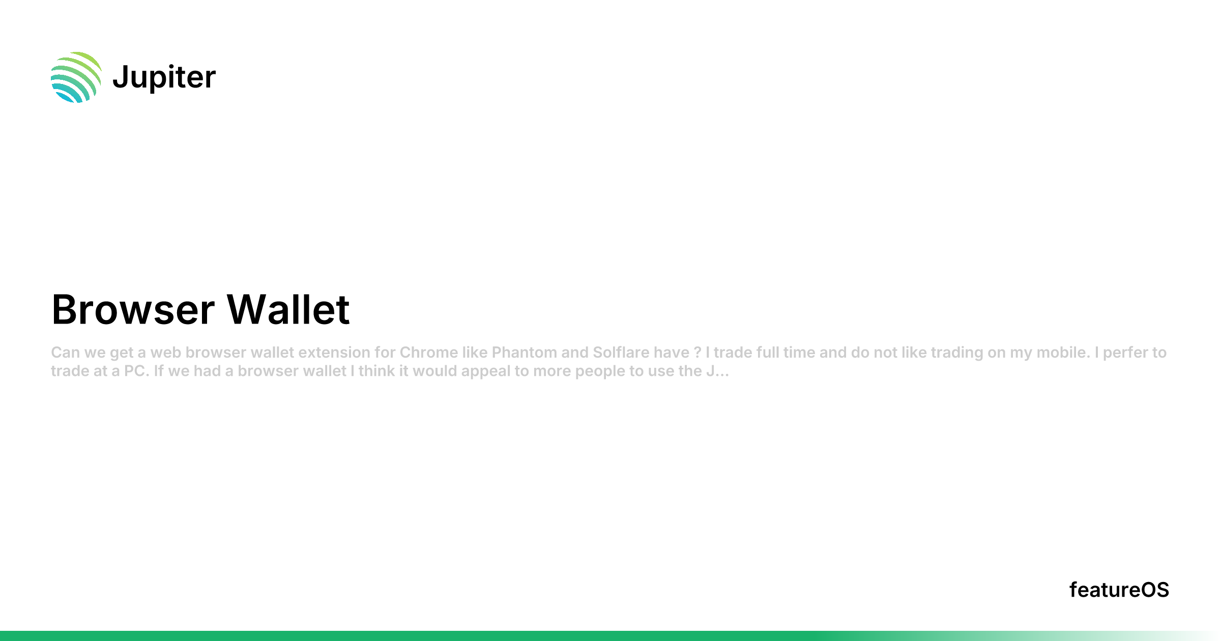 Browser Wallet | Jupiter